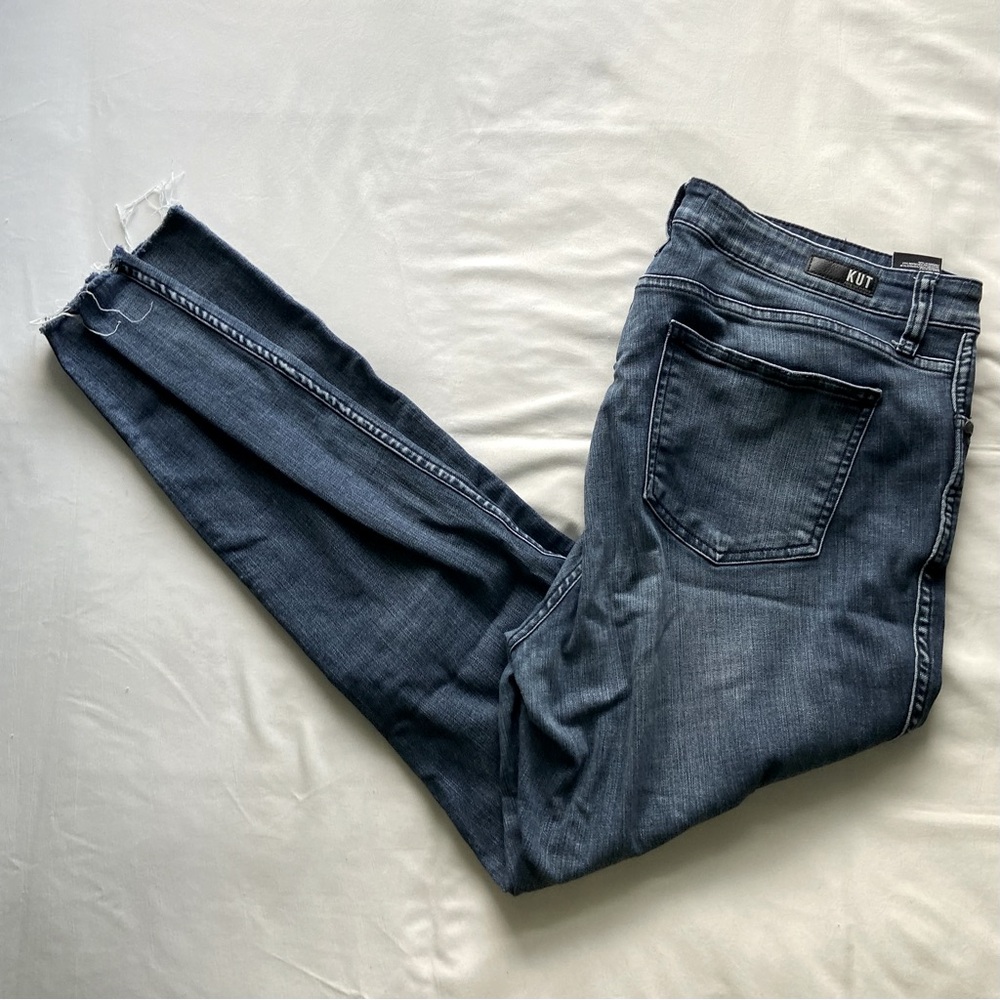 Kut from the Kloth Skinny Jeans Plus Size 14 dark blue